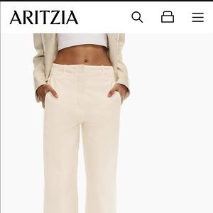 Aritzia Wilfred Free pants in tan